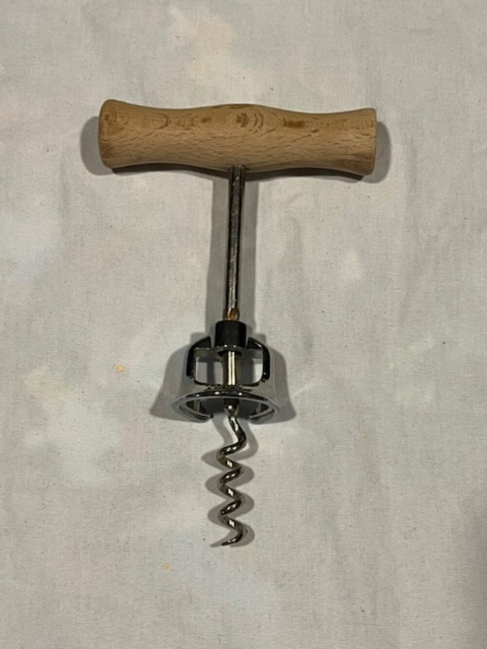 Bell Spiral Corkscrew Wood Handle Wine Cork Bottle Opener 3.5"x5.5" Italy